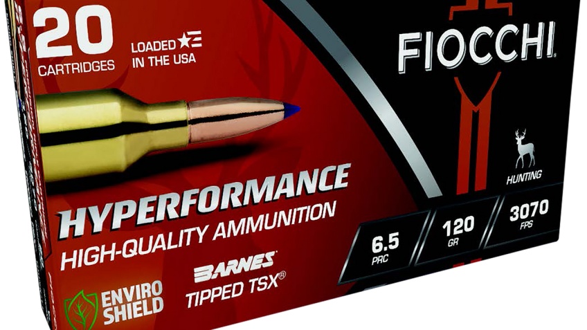 Fiocchi Hyperformance Hunt 6.5 PRC, 120 Gr, Rifle Centerfire, Brass Rifle Ammunition, 20 Round, 65PRCTT