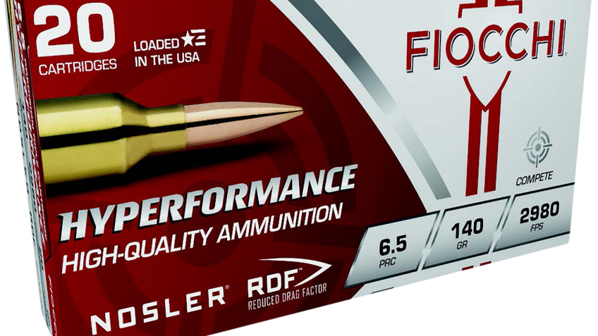 Fiocchi Hyperformance Match 6.5 PRC, 140 Gr, Rifle Centerfire, Brass Rifle Ammunition, 20 Round, 65PRCRD