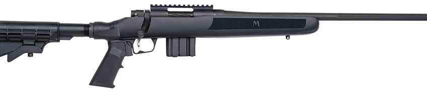 Mossberg 27746 MVP Flex Bolt 223 Rem/5.56 NATO 18.50″ 10+1 Black 6 Position Flex Synthetic Stock Blued Steel Receiver