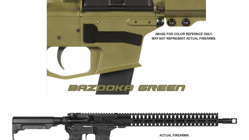 CMMG 92AE68F-NBG Resolute 300 MK17 9mm Luger 16.10″ 21+1 Noveske Bazooka Green Cerakote Black Nitride CMMG 6 Position RipStock Stock Black Magpul MOE Grip