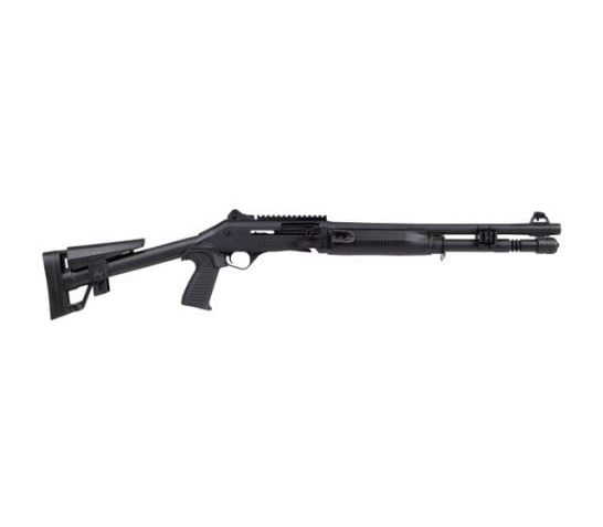 Panzer Arms M4 SPEED Tactical (A.R.G.O.) 12ga 18.5″ Black Fixed Skeleton Stock – 5+1 Rounds, 18.5″ Barrel, 3″ Chamber, Synthetic