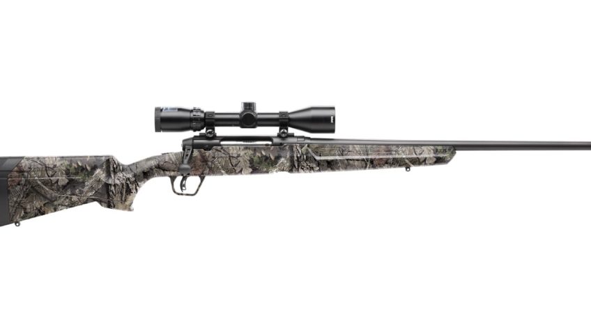 SAVAGE Axis II XP 6.5 Creedmoor 22in 4rd Mossy Oak Break Up Country RH Bolt-Action Rifle w/ Bushnell Banner 3-9×40 (57184)