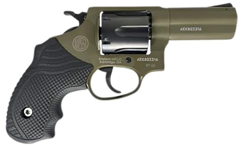 Rossi RP63 .357 Magnum Revolver 3" 6rds, Sniper Green – Enhanced Capacity – 2RP631FLOK