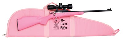 Crickett Model 220 Youth Package Pink .22 LR 16.125-inch 1rd