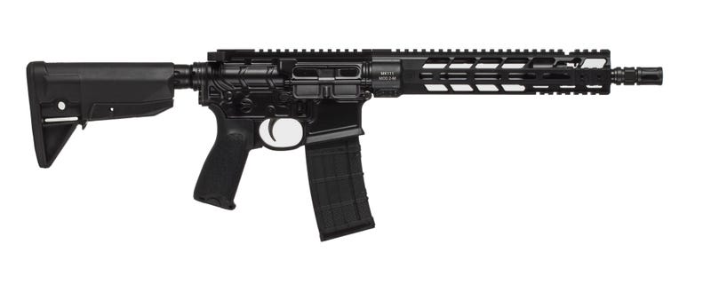 PWS MK114 MOD 2-M .223 Wylde Semi Auto Rifle – 223 Wylde Caliber, Semi-Auto Action, 14.5″ Barrel, Adjustable Stock, Blue/Black