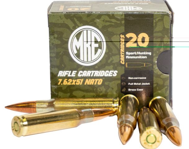 Century Arms M80, 762NATO, 147 Grain, Brass Case, Full Metal Jacket, 20 Round Box