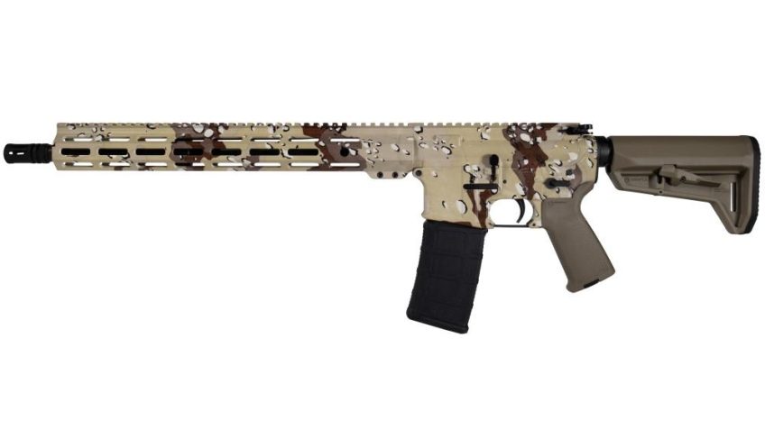 Shark Coast Tactical Midnight 5.56x45mm 16″, Chocolate Chip Camouflage