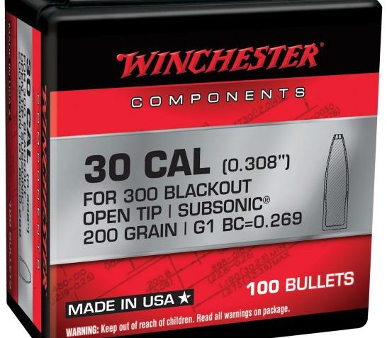 Centerfire Open Tip 200 gr 300 AAC Blackout Rifle Ammo – 100 Round Box