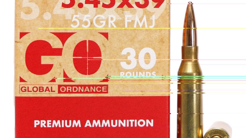 Global Ordnance 5.45X39MM, 55gr, FMJ – 30 rounds [MPN: GO197892005456]