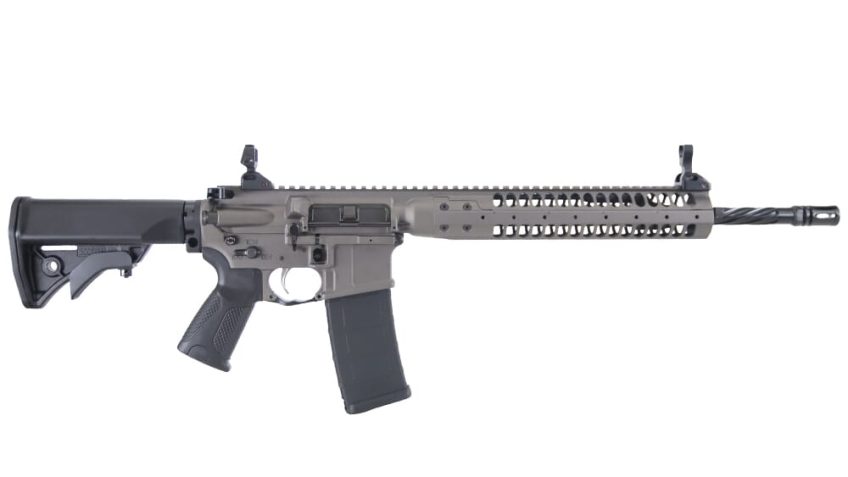 LWRC IC-SPR 5.56mm NATO 16.1″ 1:7″ 1/2×28 Bbl Tungsten Grey CA Compliant Special Purpose Rifle ICR5TG16SPRCAC