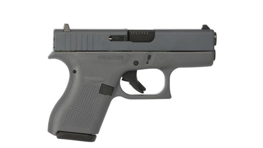 Glock G42 G3 .380 ACP 3.25" 6rd Pistol, Gray