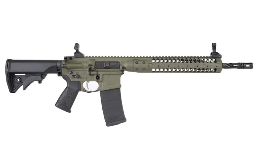 LWRC IC-SPR 5.56mm NATO 14.7″ 1:7″ P&W Bbl OD Green Special Purpose Rifle ICR5ODG14PSPR