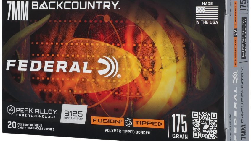 Federal 7mm Backcountry 175 Grain Fusion Tipped Peak Alloy Rifle Ammo, 20 Rounds, F7BCTFS2