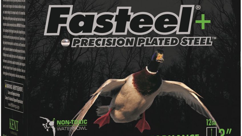 Kent Cartridge Fasteel + Precision Plated Steel 12 Gauge 3.5in #2X4 1.5oz Waterfowl Shotshells – 25 Rounds