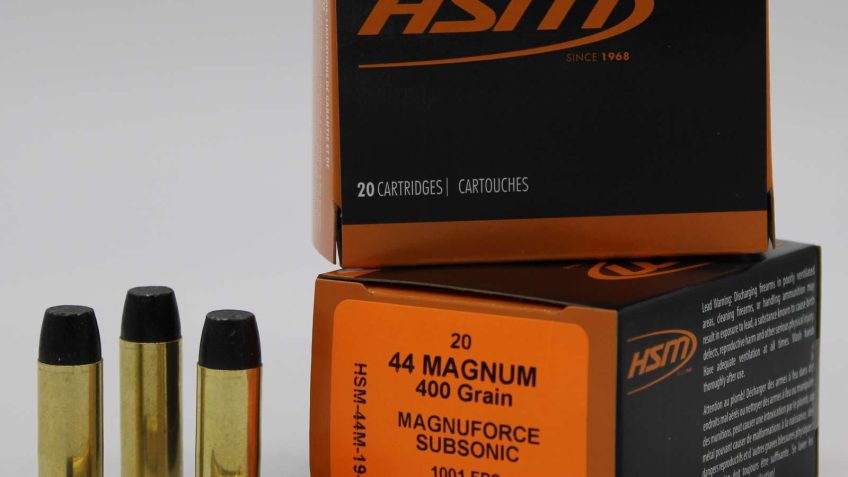 HSM SUBSONIC 44MAG HITEK 400GR HCFN 20/20