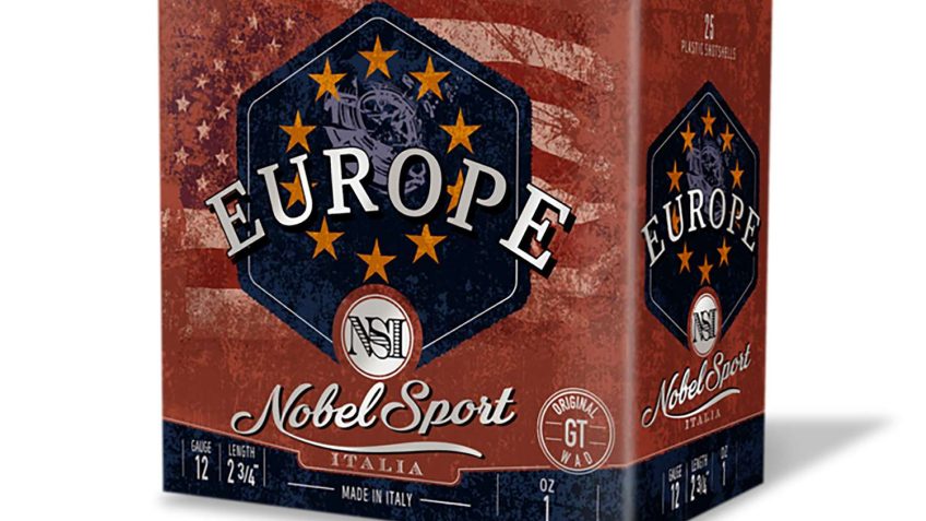 Nobel Europe 12 Ga, 2.75" 1oz 8 Shot, 25rd Box