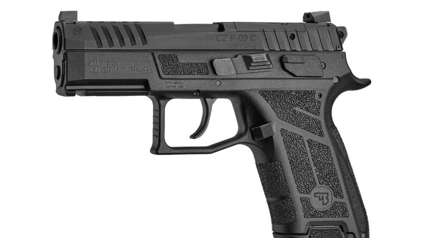 CZ P-09 C Nocture SR 9mm, Optics Ready, 5.3" barrel, 17 rnd – Black [MPN: 91661]