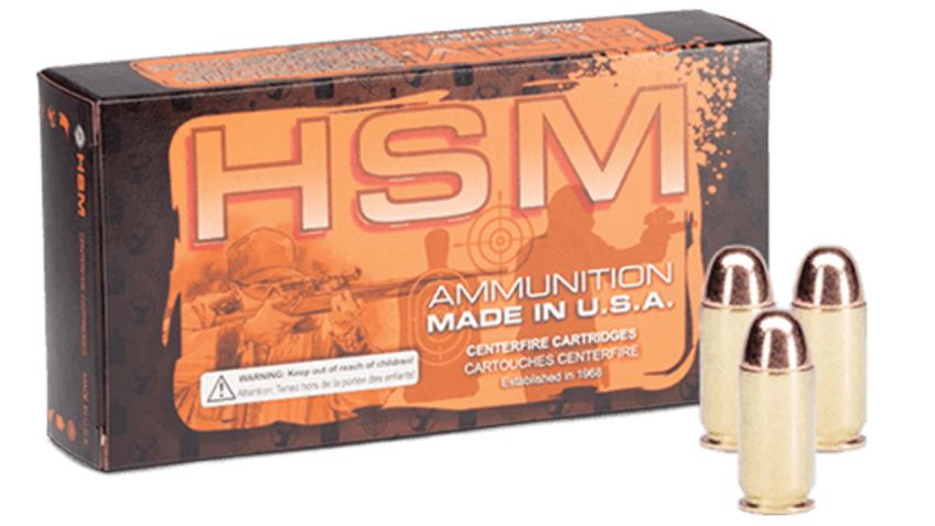 HSM Ammunition .38 Special 158 Grain Hard Cast Semi Wadcutter Pistol Ammo, 50 Rounds