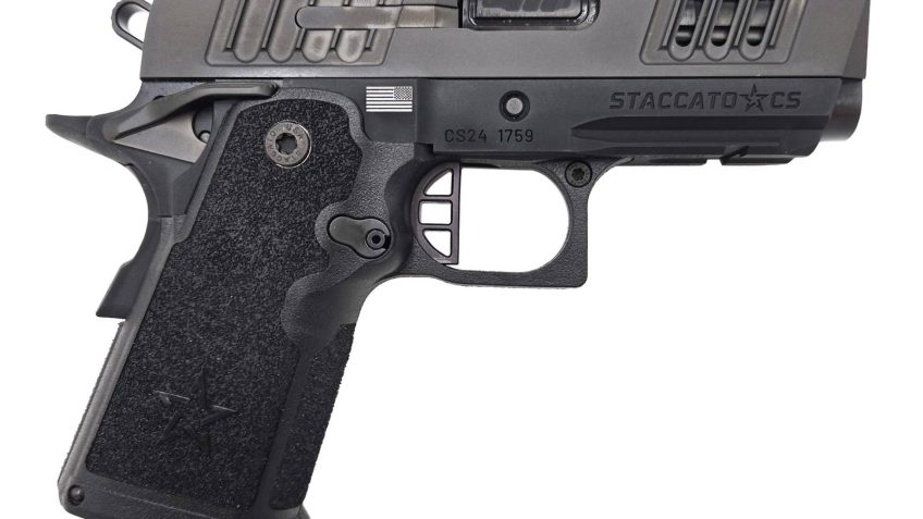 Staccato CS 9mm, 3.5" Barrel, Optic Ready, X-Series Serrations, Black, 16rd