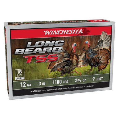 WINCHESTER AMMO 12Ga 2-3/8oz 3in #9 Long Beard 5rd TSS Shotshells (LBTSS1239)