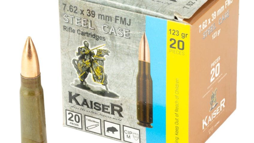 Century Arms Kaiser 7.62x39mm, 123gr FMJ Steel Case, 20rd Box