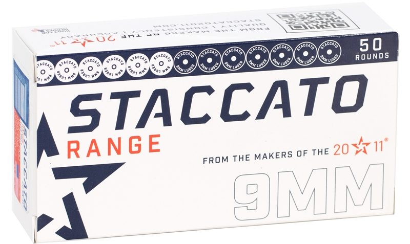 Staccato 919-LHA124FFMJ-STAC-R 9mm 124gr Range 50Rd