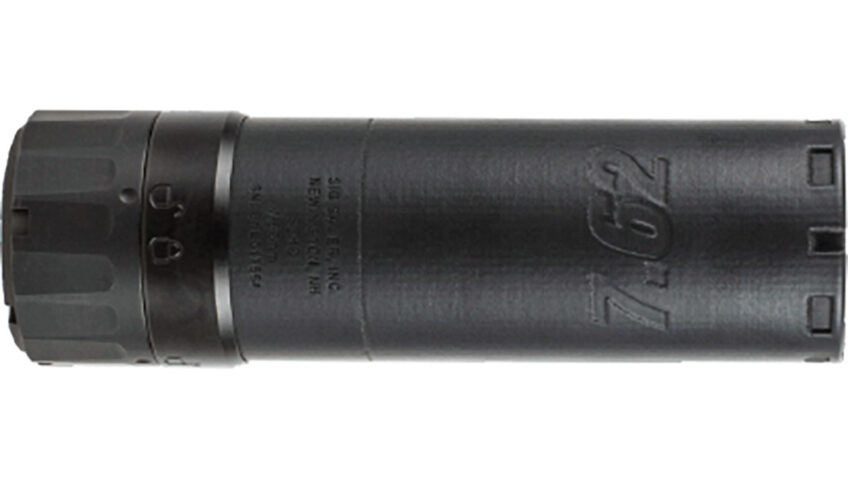 Sig NG762C Compact Suppressor 5.24" 7.62 NATO, Black, 15.4oz, Clutch-Lok QD Mount