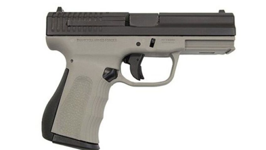 FMK Firearms 9C1 G2 Carbon Steel Slide 4″ 9mm Pistol – Titanium Grey