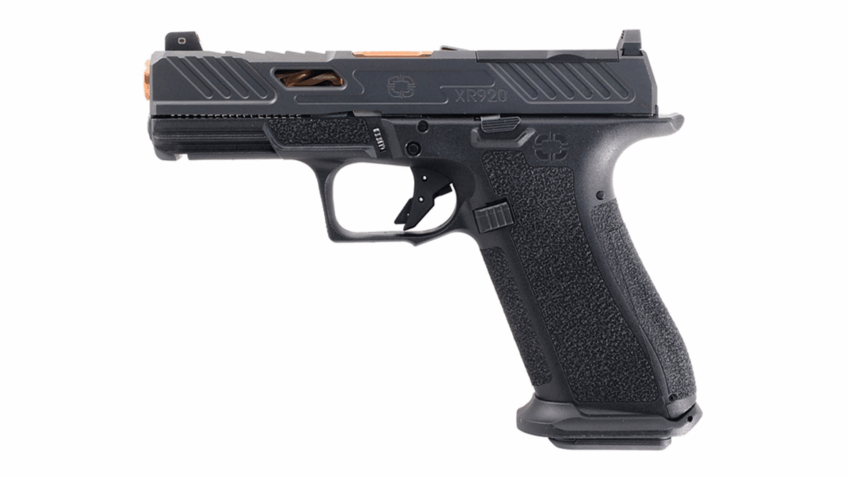Shadow Systems CA Compliant XR920 Elite 4″ 9mm Semi Auto Pistol – 10+1 Rounds – Bronze Barrel