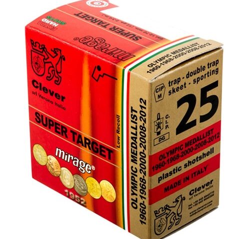 MIRAGE  T1 12GA SPORTING 1OZ #8 250/CS UPC: 800199187083
