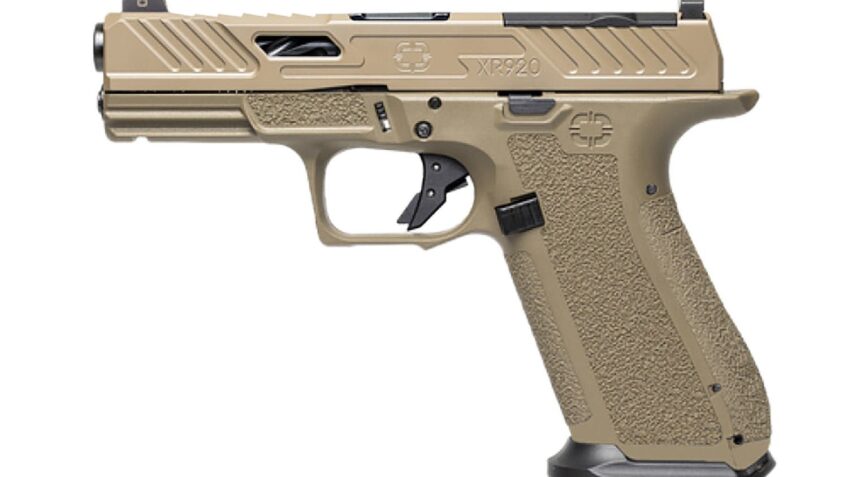 SHADOW SYSTEMS XR920 Elite CA Compliant 9mm 4.5in Spiral 2x 10rd Mags FDE/Black Pistol (SS-3052-CA)