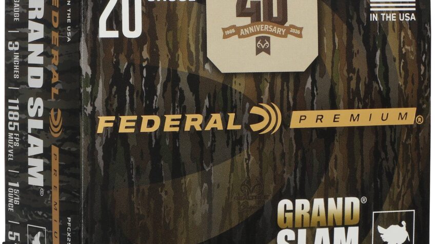 FEDERAL Grand Slam 40th Anniversary 20Ga 10rd 3in 1 5/16oz #5 Lead Realtree Shotshells (PFCX258FRT-5)