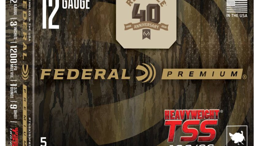 FEDERAL Heavyweight TSS 40th Anniversary 12Ga 5rd 3in 1 3/4oz #9 Realtree Shotshells (PTSSX193FRT-9)