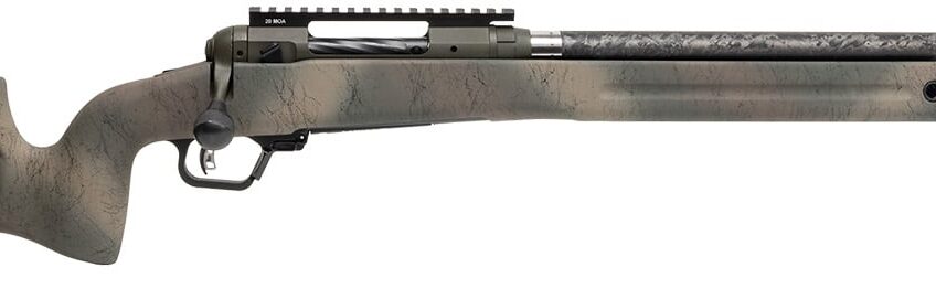 Savage Arms 58159 110 Pro Pursuit 28 Nosler 3+1 20" Olive Dark Green Cerakote Earth-Tone Camo/Black Web Right Hand