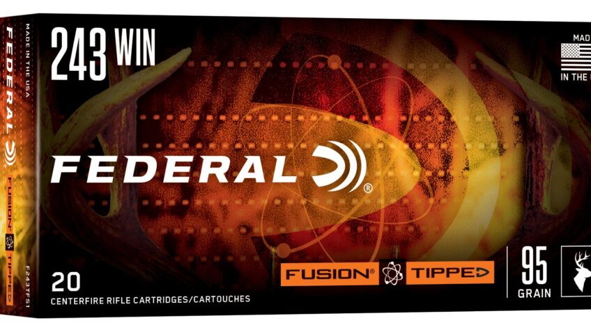 Federal F243TFS1   243Win 95gr Fusion Soft Point 20 Per Box/10 Case