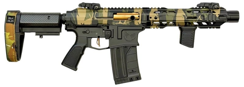 Orthos Arms Joker Elite Holt Works 12-Gauge Semi-Auto with Brace and Woodland Camo Finish